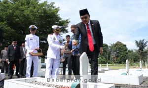 Wujud Syukur atas Jasa Pahlawan, Sekda Naziarto serta Forkopimda Ziarah ke Makam Pahlawan