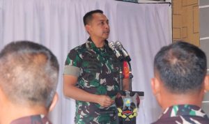 Dandim Berikan Sambutan pada Pembukaan Karya Bhakti TNI Kodim 0429/Lamtim