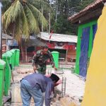 Babinsa Koramil 2304/Anyar, Giat Karbak Pembersihan Masjid Al Ikhlas