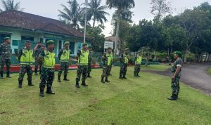 Pastikan Lamtim Kondusif, Koramil Jajaran Kodim 0429/Lamtim Laksanakan Patroli Pamtib