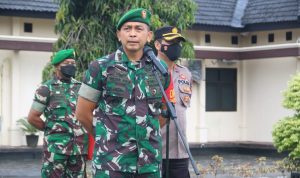 Dandim 0429/Lamtim Pimpin Apel Bersama Sinergitas TNI-Polri