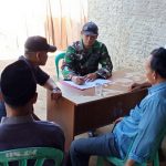 Babinsa Koramil 2304/Anyar, Puan Ter Pendataan Jumlah Kepala Keluarga