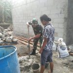 Babinsa Koramil 2302/Bojonegara, Giat Karbak Pembangunan Rumah Warga