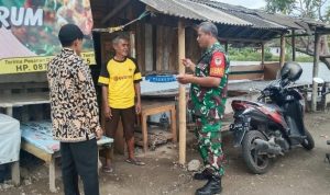 Babinsa Koramil 2303/Pulomerak, Puan Ter Terkait Pendataan Warga   Rumah Kontrakan
