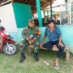 Babinsa Koramil 2305/Cinangka, Giat Komsos Dalam Rangka Kamtibmas