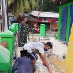 Babinsa Koramil 2304/Anyar, Giat Karbak Pembersihan Masjid Al Ikhlas