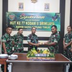 Puncak Peringatan HUT Kodam II/Sriwijaya ke -77, Kodim 0429/Lamtim Gelar Syukuran