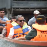 Bupati Wajo Bareng Kapolres-Dandim Tinjau Lokasi Banjir Pesisir Sungai Walannae