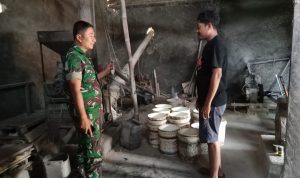 Babinsa Koramil 2303/Pulomerak, Bintahwil Pendataan Tempat Gilingan Padi