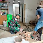 Babinsa Koramil 2303/Pulomerak, Karbak Pembangunan Renovasi Rumah Warga