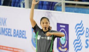 Cori Cobha Cobhita, Srikandi Pengadil di Kejurnas Basket U-15 2023 Pangkalpinang