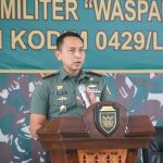 Kegiatan Sosialisasi Ops Gaktib dan Yustisi Denpom II/3 Lampung, Dandim 0429/Lamtim Berikan Sambutan