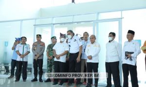 Pj Gubernur Ridwan Sambut Kedatangan KSP Moeldoko di Bandara Depati Amir