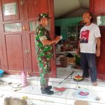 Babinsa Koramil 2304/Anyar, Puan Ter Pendataan Anak Yang Akan Imunisasi