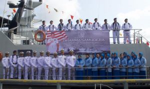 Peringati Hari Dharma Samudra th 2023, Lanal Babel Laksanakan Tabur Bunga dan Ziarah 