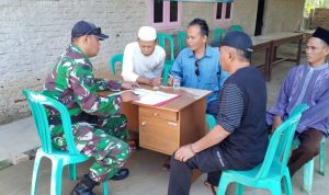 Babinsa Koramil 2304/Anyar, Giat Komsos Kebersihan Lingkungan