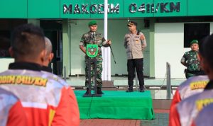 Kuatkan Sinergitas, Kapolres Metro Sowan ke Kodim 0411/KM