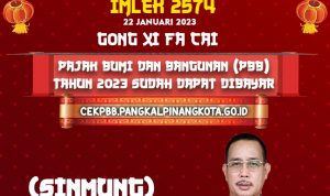 Kepala Bakeuda Kota Pangkalpinang : “Selamat Tahun Baru Imlek 2023”