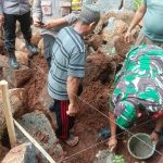 Sinergi TNI Polri Hadiri Peletakan Batu Pertama Pembangunan TPQ