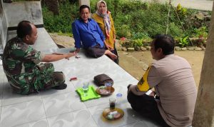 Babinsa Koramil 2304/Anyar, Giat Komsos Membahas Bahaya Narkoba