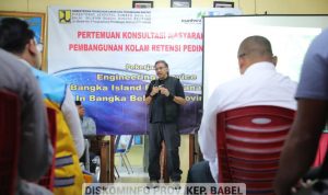 Kolam Retensi Terak-Pedindang Mampu Reduksi Banjir 69 Persen di Pangkalpinang