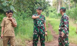 Dandim 0429/Lamtim Tinjau Lokasi Rencana TMMD Ke-117