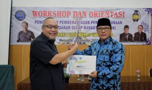 Walikota Metro Wahdi Resmi Tutup Workshop dan Orientasi P4GN GRANAT Metro