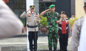 Perkuat Sinergitas, Polres Metro Gelar Apel Gabungan TNI/Polri