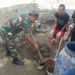 Babinsa Koramil 2302/Bojonegara, Giat Karbak Pembangunan Rumah Masyarakat