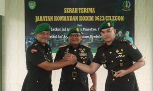 Dandim 0623/Cilegon Gelar Serah Terima Jabatan di Pimpin Lansung Danrem 064/MY