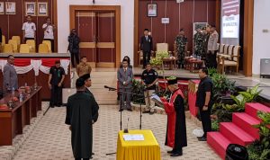 DPRD Babel Gelar Paripurna Peresmian dan Pengucapan Sumpah/Janji Wakil Ketua DPRD Sisa Masa Jabatan 2019-2024.