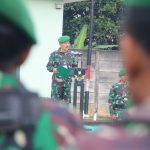Kodim 0429/Lamtim Gelar Upacara Bendera Wujud Implementasi Nasionalisme Dan Cinta Tanah Air