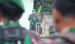 Kodim 0429/Lamtim Gelar Upacara Bendera Wujud Implementasi Nasionalisme Dan Cinta Tanah Air