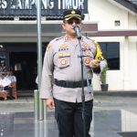 Polres Lampung Timur Melaksanakan Apel Gelar Operasi Keselamatan Krakatau 2023