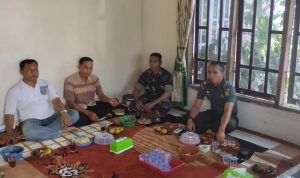 Dukung Program Ketahanan Pangan, Danramil Way Bungur Hadiri Pertemuan Rutin Kelompok Tani