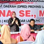 Kostiana Anggota DPRD Prov Lampung Berikan Edukasi kepada Masyarakat Tentang Hukum di Teluk Betung Timur