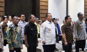 Rakor Uji Publik RPDP dan Alokasi Kursi Anggota DPRD Prov Lampung yang Digelar KPU Prov Lampung Dihadiri Arinal Djunaidi