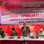 Apriliati Anggota DPRD Provinsi Lampung Gelar Sosperda di Balam