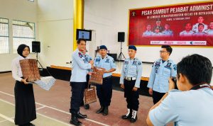 Lapas Kelas IIB Kotaagung Gelar Acara Pisah Sambut 6 Pejabat Administrasi 