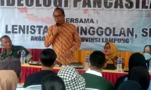 Lenistan Nainggolan Anggota DPRD Provinsi Lampung Gelar Sosialisasi PIP di Teluk Betung 