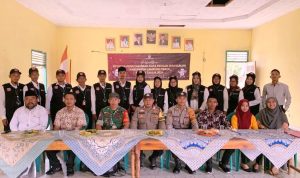 Babinsa Jajaran Kodim 0429/Lamtim Hadiri Penetapan dan Pelantikan Pantarlih Pemilu 2024