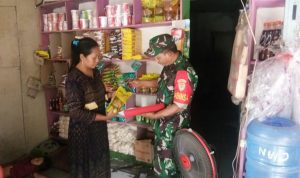 Babinsa Koramil 2302/Bojonegara, Puan Ter Pendataan Minyak Goreng