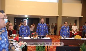 Buka Rakor dengan Pemkab/Pemkot se-Babel, Pj Gubernur Ridwan Djamaluddin Bahas Isu Strategis Pembangunan Daerah