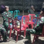 Rajut Silaturahmi, Babinsa Koramil Labuhan Maringgai Hadiri HUT Desa Karya Tani