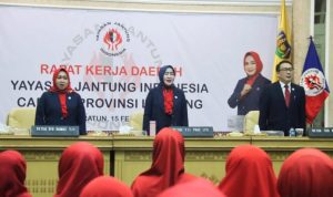 YJI Diwakili Ketua Bidang Pengembangan Dana Mamiyani Fahrizal Gelar RAKERDA Cab Prov Lampung