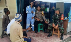 Babinsa Koramil 2302/Bojonegara, Komsos Tentang Daerah Rawan Longsor