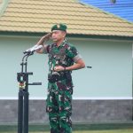 Dandim 0429/Lamtim Pimpin Upacara Tradisi Penerimaan Perwira Baru