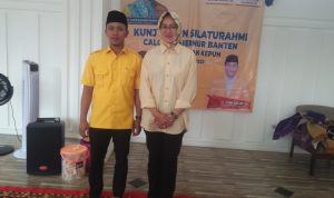 Politisi Partai Golkar Airin Rachmi Diany Melakukan Safari Warga Ciwandan