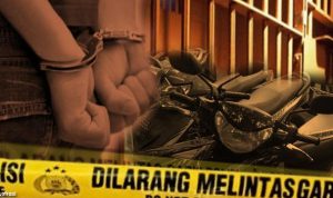 Lakukan Pencurian Motor, Warga Sukadana Diamankan Polisi