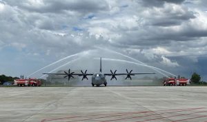 TNI AU Sambut Pesawat C-130J Super Hercules, Gustaf: Empat Pesawat C-130J  Akan Tiba Lagi Secara Bertahap